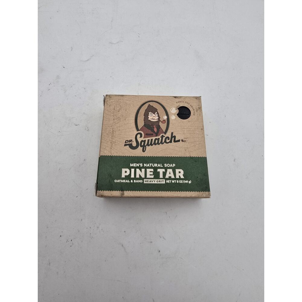 DR SQUATCH PINE TAR SOAP new Fast Ship